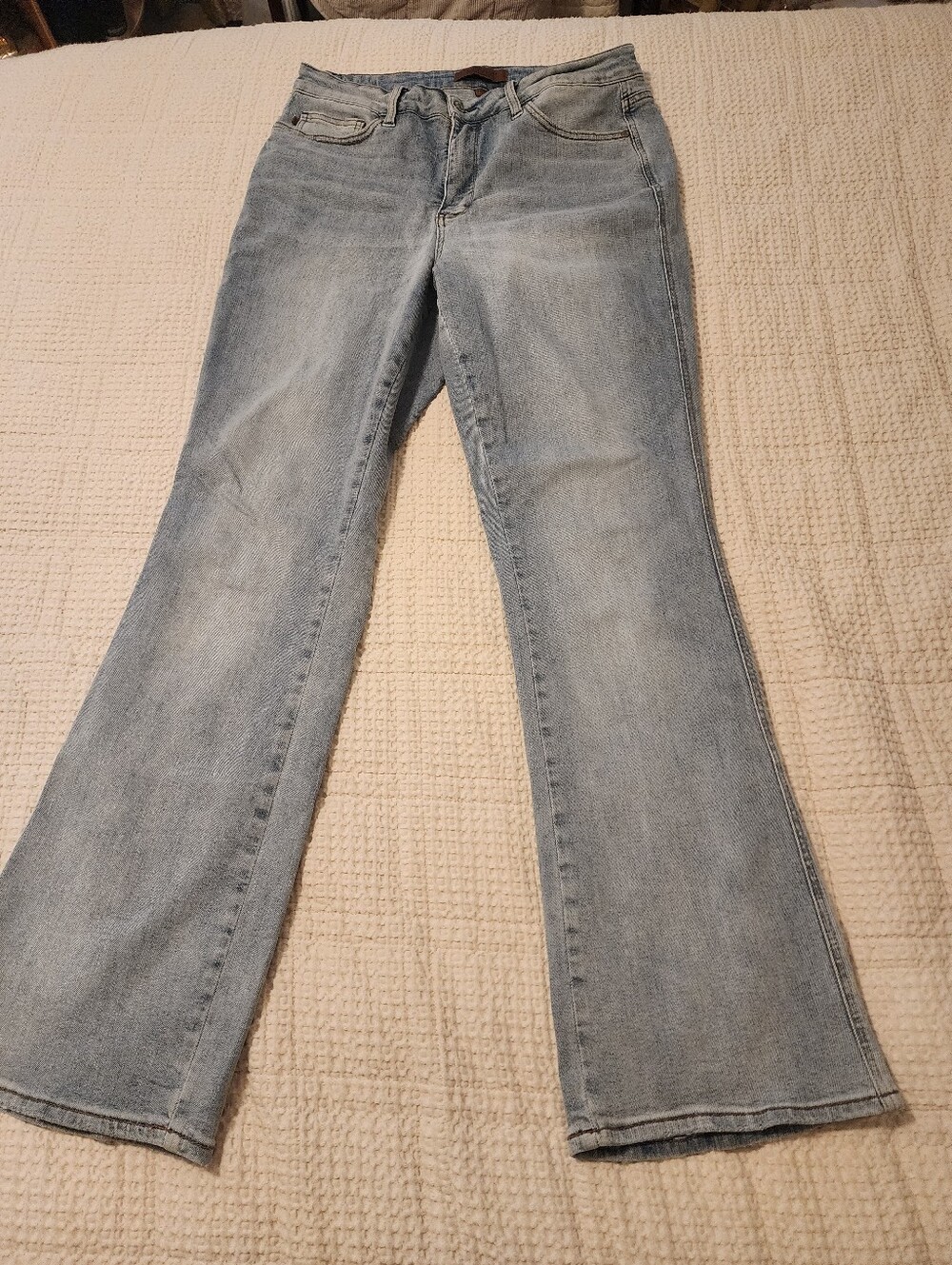 Judy Blue Light Wash Women's Bootcut Hi-rise Jeans 16W Tall Girl Friendly